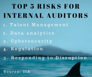 Top 5 risks for internal auditors
