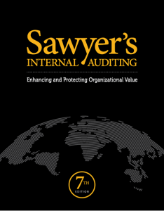 Sawyers internal auditing 7th edition